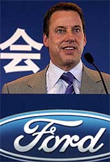 Ford Motor CEO Bill Ford at a press conference in Beijing, China. The auto giant will invest in a $1 billion expansion of its China manufacturing operations that will permit it to produce up to 150,000 cars a year.
