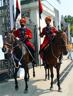 The pride of the Punjab Police at the PCA Stadium