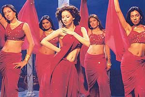 Antara Mali has perfectly imitated Madhuris jhatkas in the films dance numbers
