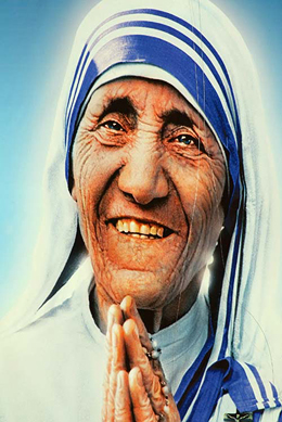 A tapestry depicting Mother Teresa was unveiled at St Peters Square in The Vatican on Sunday.