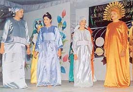 Students of GNIPS, Model Town, present a cultural programme at their annual function on Tuesday evening in Ludhiana.
