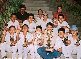 Team members of St Stephens School who won the Edmund Rice Tournament