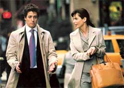Hugh Grant and Sandra Bullock in Two Weeks Notice.