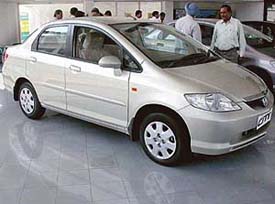 Hero Honda Siel Cars launched the Unbelievable Honda model at Chandigarh on Tuesday.
