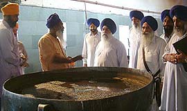 SGPC secretary Manjit Singh Calcutta gives directions to the task force