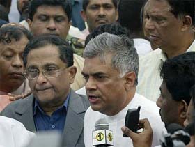 Sri Lankan Prime Minister Ranil Wickremesinghe