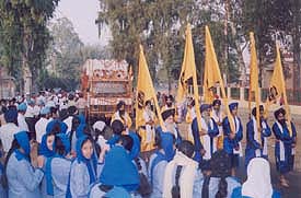 Panj piaras lead nagar kirtan