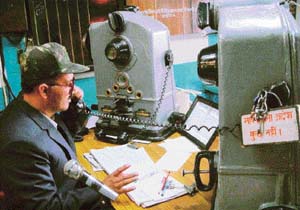 Neals Token Instrument, a communication and track control system dating back to the early 20th century, is still functional