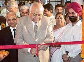 The Chief Justice of Punjab and Haryana High Court, Mr Justice B.K. Roy, inaugurates the Permanent Lok Adalat