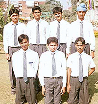 The fencers of  St Josephs Senior  Secondary School, Sector 44, who won the overall trophy in the under-17 age group in the UT Inter- School Fencing Championship held in Chandigarh on Tuesday.