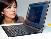Worlds thinnest and lightest notebook computer