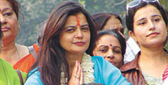BJP candidate Poonam Azad