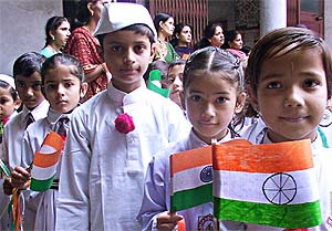 Students of Harsh Vidya Mandir celebrate Childrens Day at their school