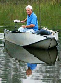 Australian crocodile hunter John Lever hunts a crocodile in Hong Kong 