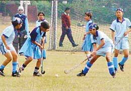 Girls of St Marys School, Rampur, and Vidya Devi Jindal School