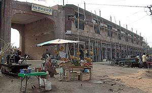 A view of main bazaar of ancient town ‘khadoor sahib’ which has been widened on the persuasion of Baba Sewa Singh in wake of the 500th anniversary of the second Sikh master