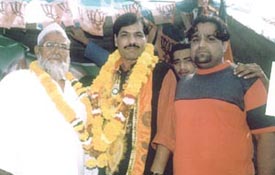 Rajpal Singh, BJP candidate from the Okhla Assembly constituency