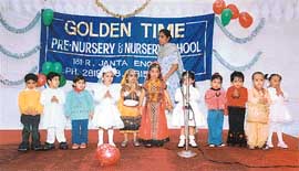 Tiny tots perform in the Children’s Day-cum-Annual Day celebrations