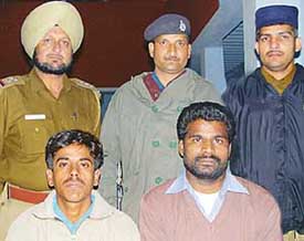 Arrested for planning kidnappings and dacoities