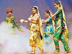 Students of Bhavan Vidyalaya, Sector-27 presents Jasma Odhan a Hindi folk play