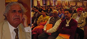 Mr Narendra Kumar, Chairman of the DPS Society, interacts with Ludhiana residents