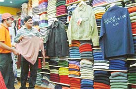 Stores in city have stocked up stylish woolies for guys