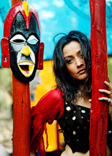 Bollywood actress Namrata Shirodkar performs a dance sequence for her forthcoming movie Charas