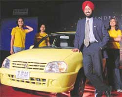 The newly-designed Maruti Zen