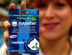 The new Napster pre-paid card