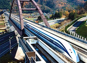 Japan's magnetically levitated train hits a world speed record