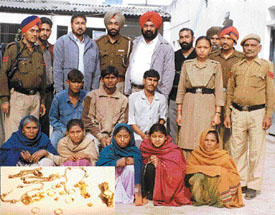 A gang of thieves from Madhya Pradesh that was busted by the CIA wing of the police in Ludhiana