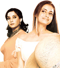 Shabana Azmi and Diya Mirza in Tehzeeb