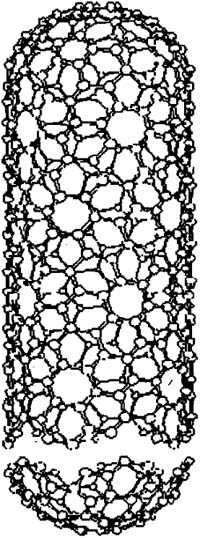A carbon nanotube, rolled graphite sheet