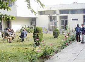 Punjab Infotech Limited employees inside the Punjab Recorders unit in Mohali. 