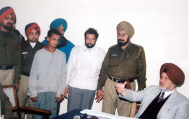 The two accused  Varinder Kumar and Buta  who were produced before mediapersons
