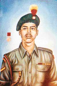 Lance Naik Albert Ekka of the 14 Guards, who was awarded the PVC posthumously in the 1971 war