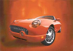 Thunderbird --- the car that featured in the James Bond movie Die Another Day