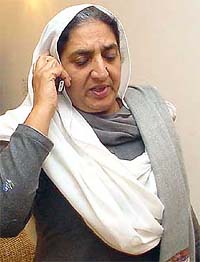 Punjab Agriculture Minister Rajinder Kaur Bhattal in a conversation after the AICC general secretary in charge of the state announced her appointment as Deputy Chief Minister in New Delhi