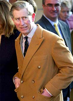 Britains Prince Charles arrives at the Hereford Haven Breast Cancer Centre in Hereford on Wednesday