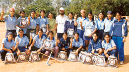 The  women hockey team of Panjab University, Chandigarh, who secured silver medal in the All-India Inter-Varsity Hockey Championship held in Tamil Nadu.