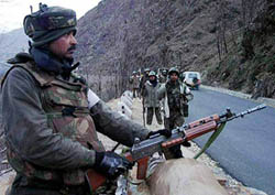 Security has been tightened on the Jammu-Srinagar national highway after militants attack on a mosque and the railway station in Jammu