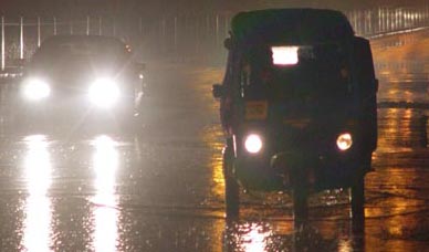 Night temperature dipped in Chandigarh following rain on Saturday