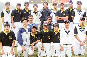 St Johns High School, Sector 26, boys who won the ESPN Cricket Tournament played in Chandigarh