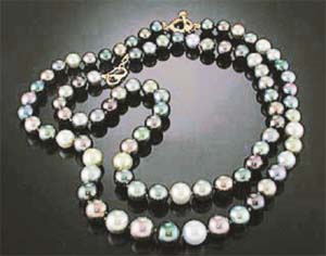 The black pearl has been popularised by royalty all over the world