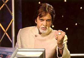 Javed Jafferi presents news during a programme to be aired on Aaj Tak