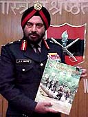 Lieut-Gen J.J. Singh releases ARTRAC books at Shimla 