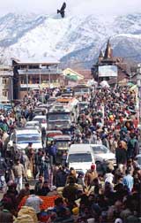 A scene in Gonikhan Market before Id-ul-Zuha