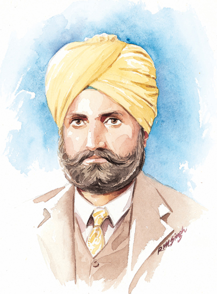 One of the pioneer Sikh immigrants to Astoria, Oregon, USA, circa 1916