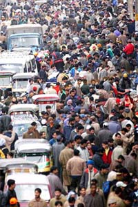 Shoppers throng Lal Chowk in Srinagar on the eve of Id-ul-Zuha