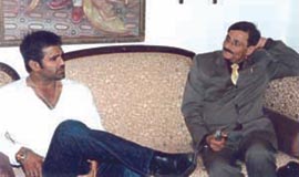 Suniel Shetty at Esthetix